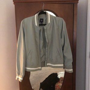 Light Green Bomber Jacket